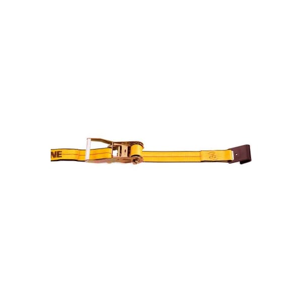 Kinedyne Kinedyne Ratchet Strap with Flat Hook - 27' x 2" Gold 572720 - main